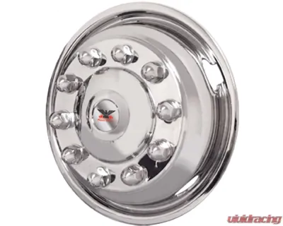 Phoenix USA Stainless Steel DOT Mounting Style Front Wheel Simulator Set Ford | Freightliner | International 1992+ - NH5092F