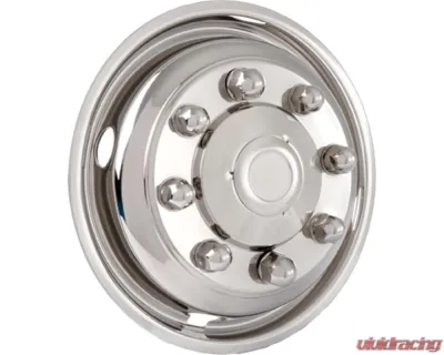 Phoenix USA Stainless Steel DOT Mounting Style Front Wheel Simulator Set Chevrolet | Ford | Freightliner | International 1990+ - NH8495F