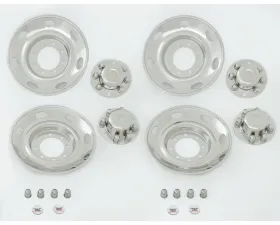 Phoenix USA Stainless Steel DOT Mounting Style Wheel Simulator Set Ford F250 | F350 | E250 | E350 1992+