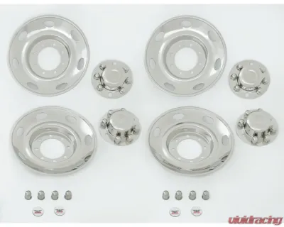 Phoenix USA Stainless Steel DOT Mounting Style Wheel Simulator Set Ford F250 | F350 | E250 | E350 1992+ - NSF921