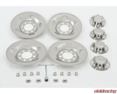 Phoenix USA Stainless Steel DOT Mounting Style Wheel Simulator Set Chevrolet | GMC 2001+ - NSG03