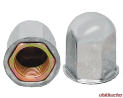 Phoenix USA 7/8"ID x 1 5/8" Tall Lug Nut Cover w/ Jam Nut Crimped Inside - PGD168LNT