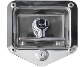 Phoenix USA Stainless Steel ToolBox Door T Handle Latch w/ 2 Keys In Bag