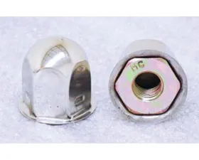 Phoenix USA Lug Nut Cover w/ Jam Nut Crimped Inside 14mm ID w/ 2mm Thread Pitch x 1 3/8