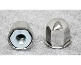 Phoenix USA Lug Nut Cover w/ Jam Nut Crimped Inside 14mm ID w/ 1.5mm Thread Pitch x 1 3/8