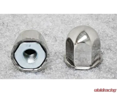 Phoenix USA Lug Nut Cover w/ Jam Nut Crimped Inside 14mm ID w/ 1.5mm Thread Pitch x 1 3/8" Tall - PNF22LNT