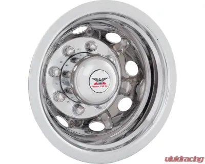 Phoenix USA QL74 & QL74R Stainless Steel Quick Liner Hubcap Style Mounting Rear Wheel Simulator - PQL74RWL