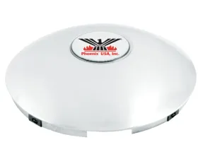 Phoenix USA Hub Cover Front Baby Moon 5 Spline w/ Emblem Indent