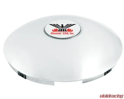 Phoenix USA Hub Cover Front Baby Moon 5 Spline w/ Emblem Indent - Q1502B