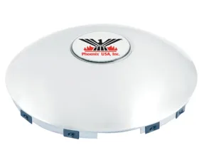 Phoenix USA Single Front Polished Stainless Baby Moon Style Hub Cover w/ 2.75