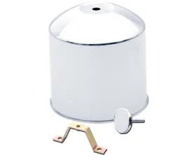 Phoenix USA Stainless Steel Rear 10 Lug Hub Cover w/ 6.5 Dia Axle