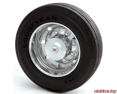 Phoenix USA ABS Rear Hub Cover 19.5" 8 Lug 275mm BC w/ 22mm Studs - Q822R