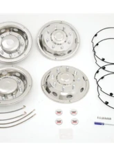 Phoenix USA 19.5" Stainless Steel Quick Cover Ring Mounting Style Wheel Simulator Set                                     - QC1019 - Image 3