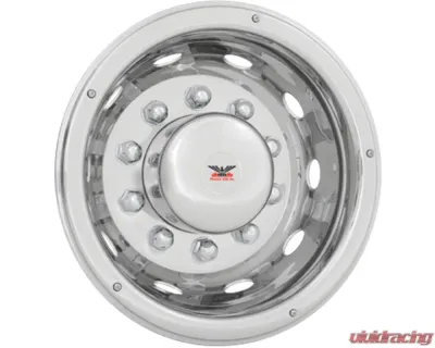 Phoenix USA 22.5" Stainless Steel Quick Cover Ring Mounting Style Rear Wheel Simulator Set - QC1030AR