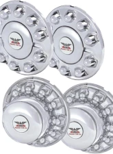 Phoenix USA ABS Front & Rear Hub Cover 10 Lug 225mm BC w/ M14 x 1.5 Nut                                     - QH1002DK12 - Image 3