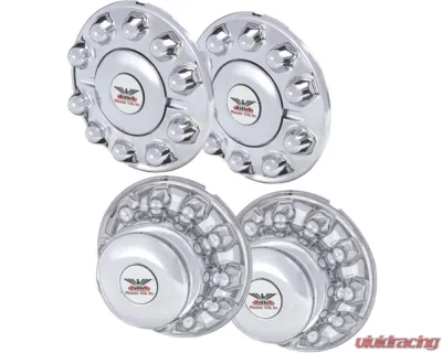 Phoenix USA ABS Front & Rear Hub Cover 10 Lug 225mm BC w/ M14 x 1.5 Nut - QH1002DK12