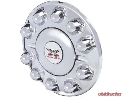 Phoenix USA ABS Chrome Front Hub Cover Ford F450 | F550 2005-2016 - QH1002F
