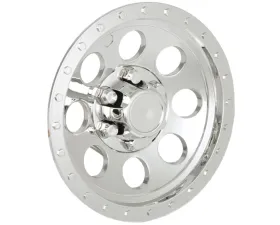 Phoenix USA ABS Chrome Wheel Cover 10 in 8 Hole Beadlock QuickTrim