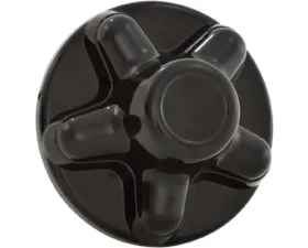 Phoenix USA ABS Black Hub Cover 5 Lug on 4.5 in BC Emblem 1.75 in QuickTrim