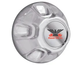 Phoenix USA K3B ABS Chrome Hub Cover 5 Lug on 4.5 in BC Gen 4 Quick Trim
