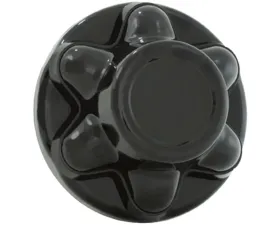 Phoenix USA ABS Black Hub Cover 6 Lug on 5.5 in BC QuickTrim