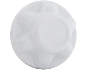Phoenix USA ABS White Hub Cover 6 Lug w/ Open Middle QuickTrim