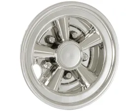 Phoenix USA ABS Chrome Wheel Cover 8 in 5 Spoke Mag QuickTrim