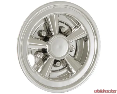 Phoenix USA ABS Chrome Wheel Cover 8 in 5 Spoke Mag QuickTrim - QT8CHM