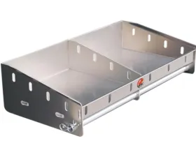 Phoenix USA 7H x 28W x 15D Tow Rax Aluminum Double Helmet Shelf w/ Removable Bar