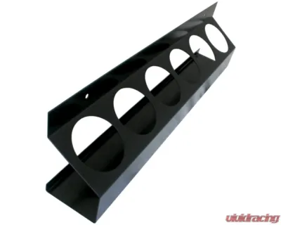 Phoenix USA 5.5H x 3.25W x 21.5L Tow Rax Aluminum 6 Can Black Aerosol Holder - SP6AT