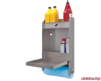 Phoenix USA 22H x 13W x 6D Tow Rax Aluminum Jr Storage Cabinet w/ Folding Work Tray - SPJCA