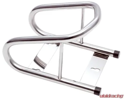 Phoenix USA Tow Rax Chromed Steel Wheel Chock w/ Wood Surface Mounting Hardware - SPWC