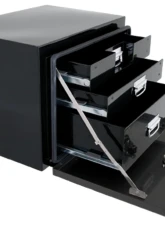 Phoenix USA 24L x 18D x 18H Steel Body & Door Toolbox w/ 3 Drawers                                     - STMRD24D3 - Image 2