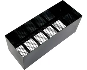Phoenix USA 60L x 18D x 18L Black Steel Mesh Basket