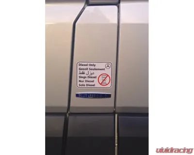 Terrawagen Diesel Only Sticker MB 7 Languages Mercedes-Benz 907 Sprinter 2019-2023 - STK-MBDSL