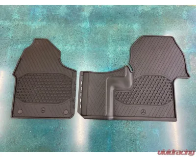Terrawagen Rubber Floor Mats Cargo w/o HOO Mercedes-Benz 907 Sprinter 2019-2023 - TWNS-13