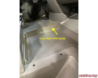 Terrawagen Rubber Floor Mats Cargo w/o HOO Mercedes-Benz 907 Sprinter 2019-2023 - TWNS-13