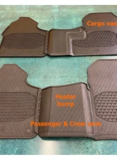 Terrawagen Rubber Floor Mats Passenger/Crew w/Heater Mercedes-Benz Sprinter 907 2019-2023                                     - TWNS-14 - Image 4