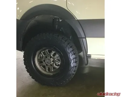 Terrawagen 2pcs Plus Hardware Mondo Mudguard Paintable Smooth ABS Plastic Mercedes-Benz 907 Sprinter 2019-2023 - TWNS-26