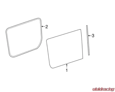 Terrawagen Tape On Slider Window Exterior Edge Trim Mercedes-Benz 907 Sprinter 2019-2023 - TWS-53