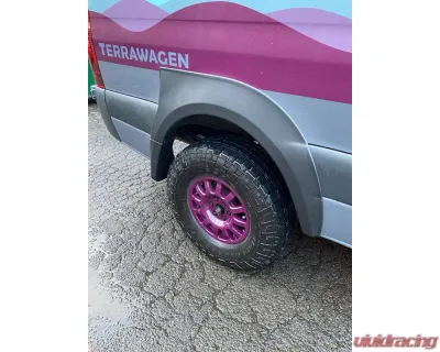 Terrawagen Desert Defender Fender Flares Front Set w/ Mondo Mudguards Mercedes-Benz Sprinter 907 2019-2024 - TWNS-75-4
