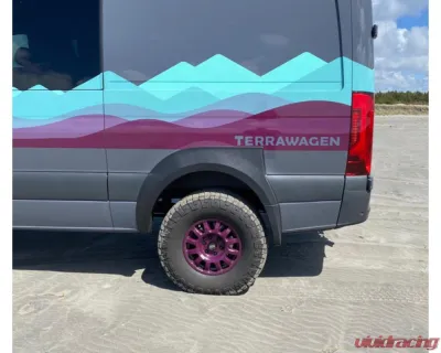 Terrawagen Desert Defender Fender Flares Front Set w/ Mondo Mudguards Mercedes-Benz Sprinter 907 2019-2024 - TWNS-75-4