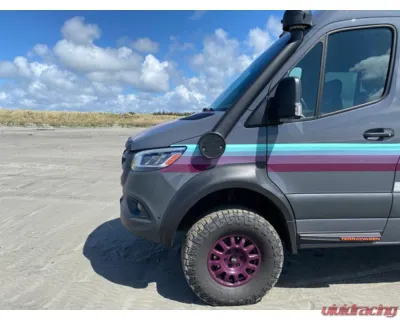 Terrawagen Desert Defender Fender Flares Front Set w/ Mondo Mudguards Mercedes-Benz Sprinter 907 2019-2024 - TWNS-75-4