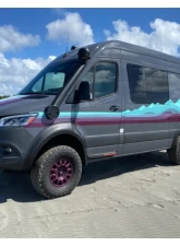 Terrawagen Desert Defender Fender Flares Front Set w/ Mondo Mudguards Mercedes-Benz Sprinter 907 2019-2024                                     - TWNS-75-4 - Image 7