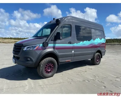 Terrawagen Desert Defender Fender Flares Front Set w/ Mondo Mudguards Mercedes-Benz Sprinter 907 2019-2024 - TWNS-75-4