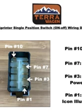 Terrawagen Dash Switch Mercedes-Benz Sprinter 907 2019-2024                                     - TWNS-92 - Image 3