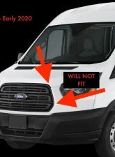 Terrawagen Aero Hood Spoiler Ford Transit 2021+                                     - TWFT-06 - Image 6