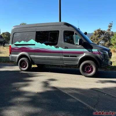 Terrawagen Desert Defender Classic Edition Fender Flares for 2019-2024 Mercedes-Benz 907 Sprinter - TWNS-76