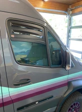 Terrawagen Bug Barrier and EcoFlow Reversa-Vent Shade Pair for Mercedes-Benz 906 Sprinter 2007-2018                                     - TWVM-6 - Image 4