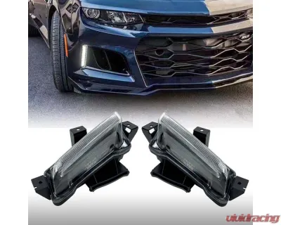 American Modified Fog Lights w/Sequenal Turn Signal Chevrolet Camaro 2016-2022 - AMCHBC00801